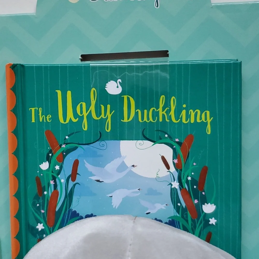 NWT Ugly Duckling Book/Squishees Plush Toy - Picture 3 of 7